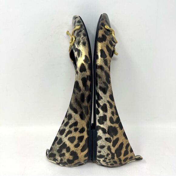 Chico’s Platino Leopard Travel Ballet Flats, size 7, like new - Picture 7 of 9